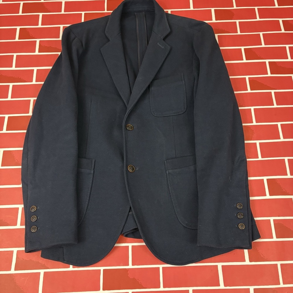 Brooks Brothers Red Fleece Blazer Unstructured Cotton Mens M 38S Jacket
